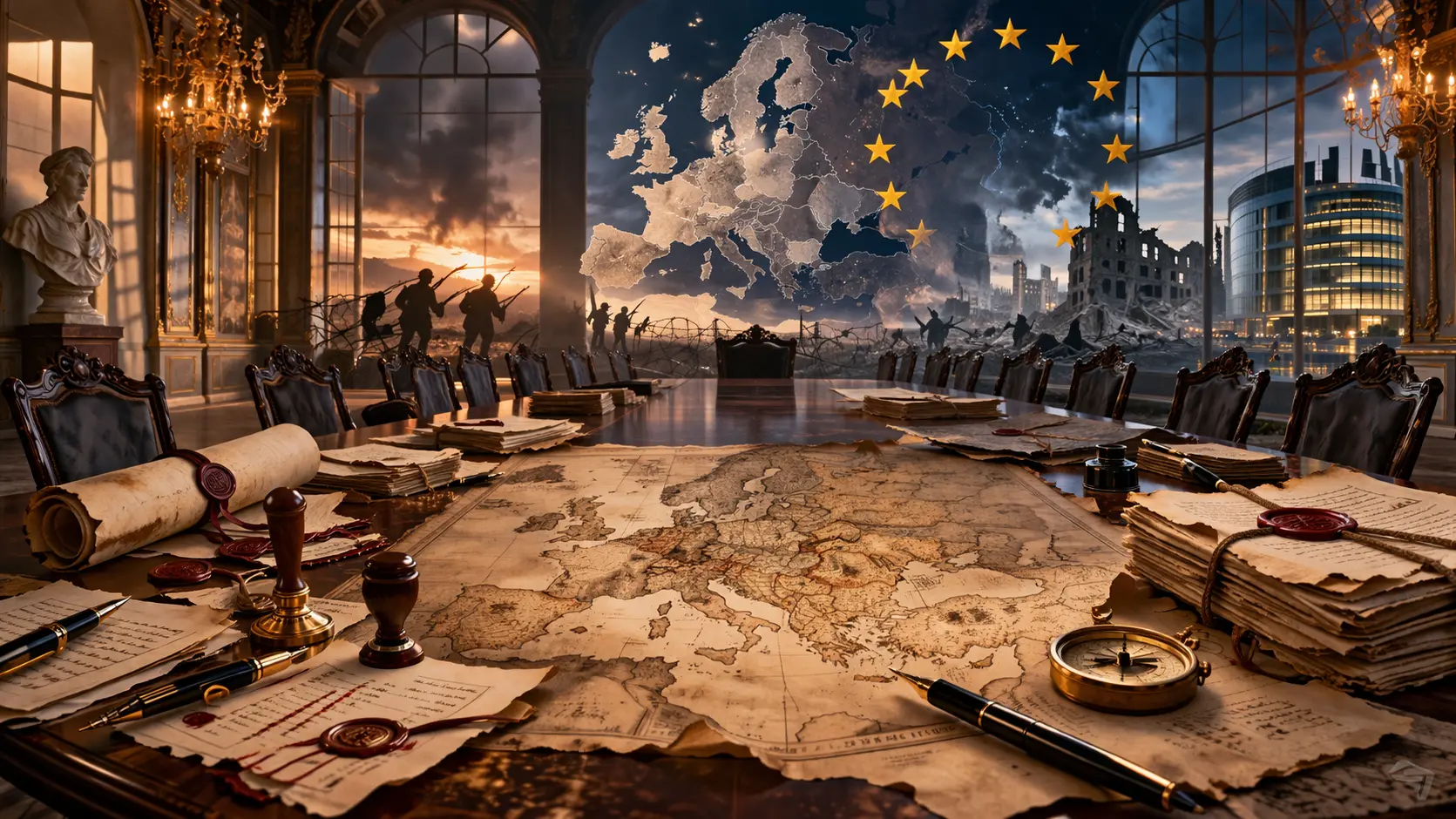 The Architecture of a Continent: How Two Centuries of Treaties and Wars Built Modern Europe